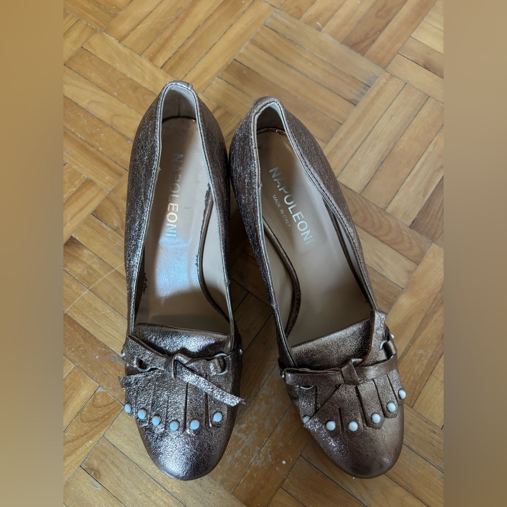 Women's Bronze Loafers